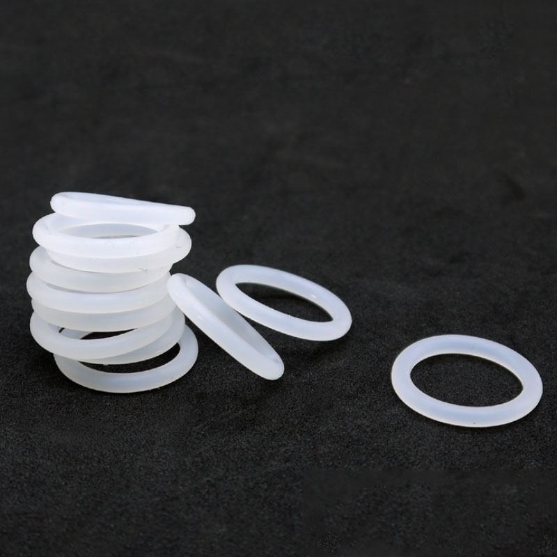 Cs 1.5mm Silicone Trắng O ring VMQ Seal Gasket Thực Phẩm Chống Thấm Nước Máy Giặt Cách Nhiệt Vòng Chữ O OD 5-80mm