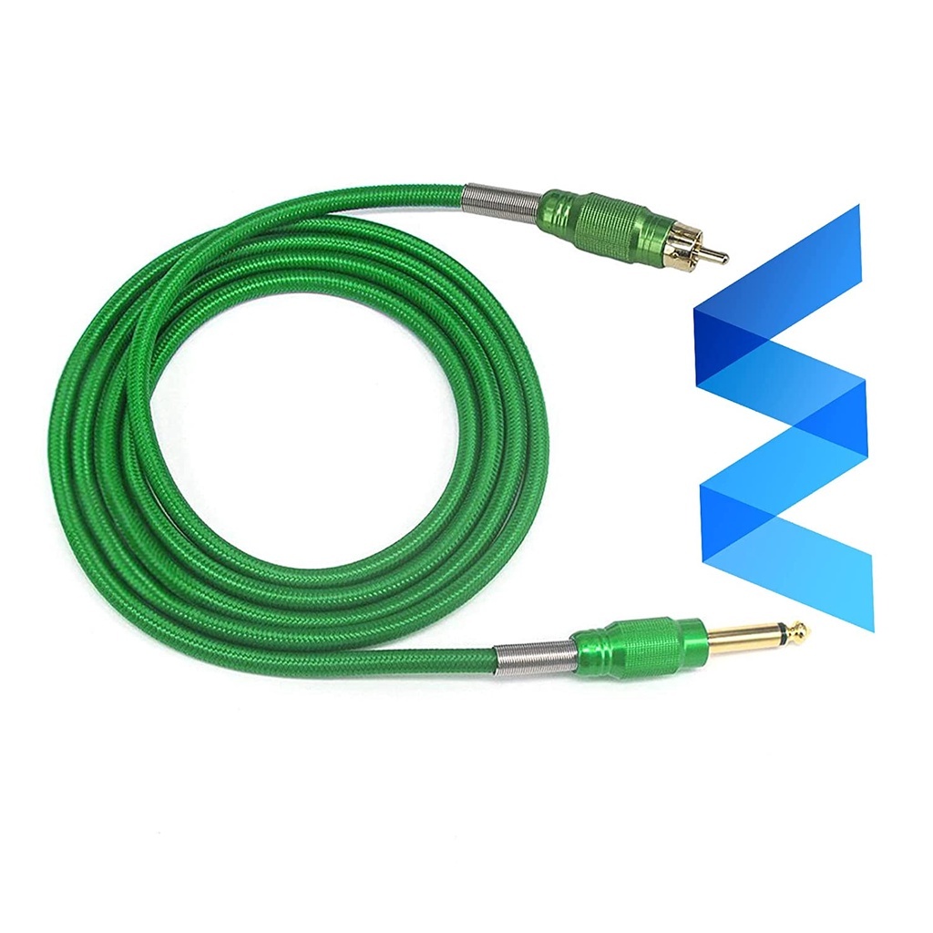 Hình Xăm Dây RCA 2.5M 8.2 Feet Mềm RCA Hình Xăm Kẹp Dây Dây Hình Xăm