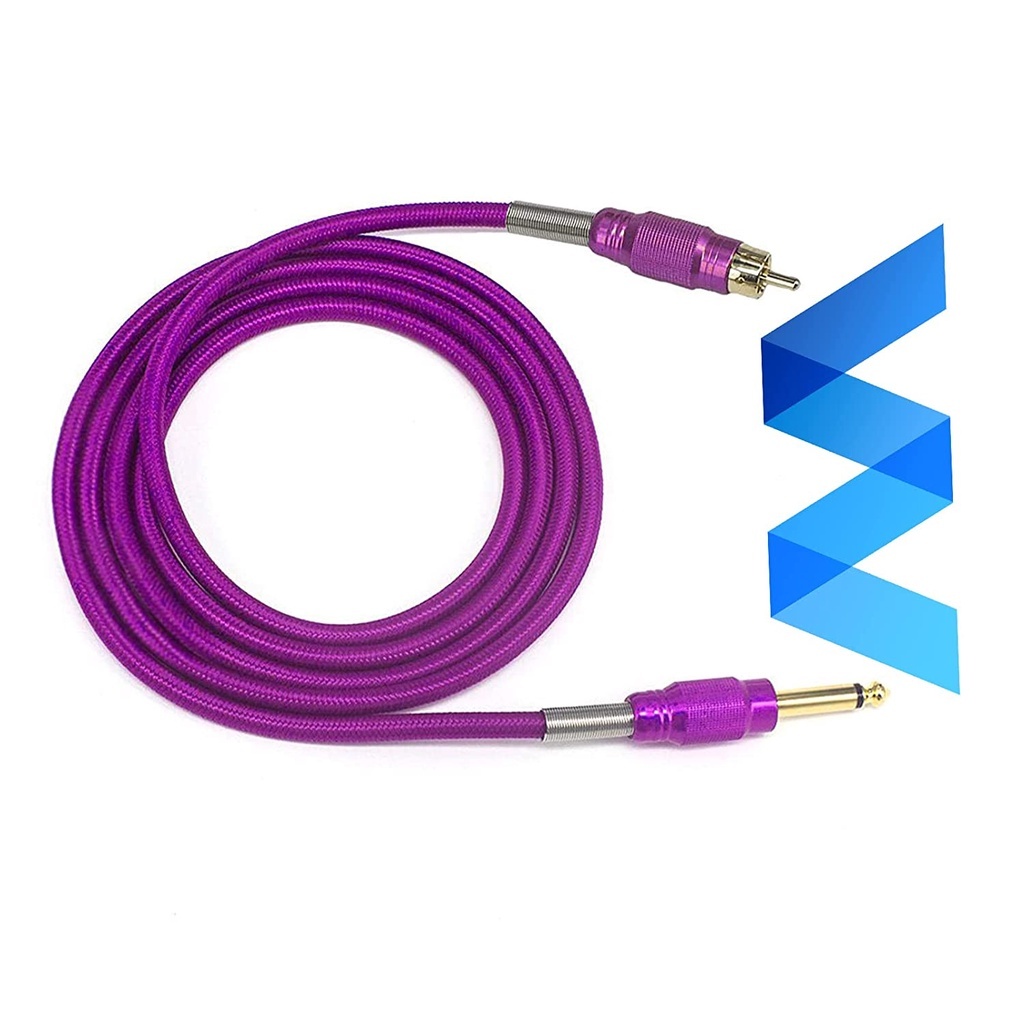 Hình Xăm Dây RCA 2.5M 8.2 Feet Mềm RCA Hình Xăm Kẹp Dây Dây Hình Xăm