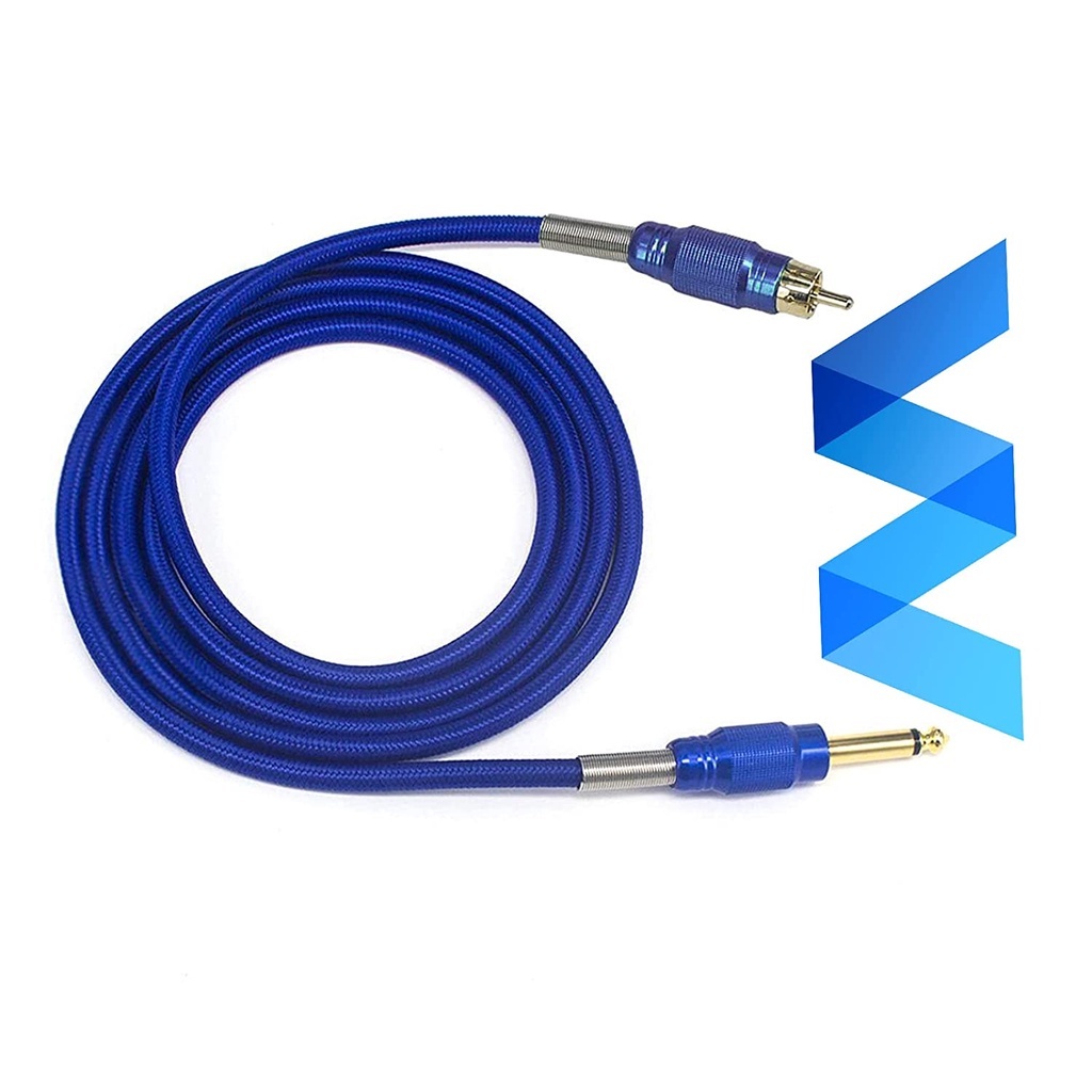 Hình Xăm Dây RCA 2.5M 8.2 Feet Mềm RCA Hình Xăm Kẹp Dây Dây Hình Xăm