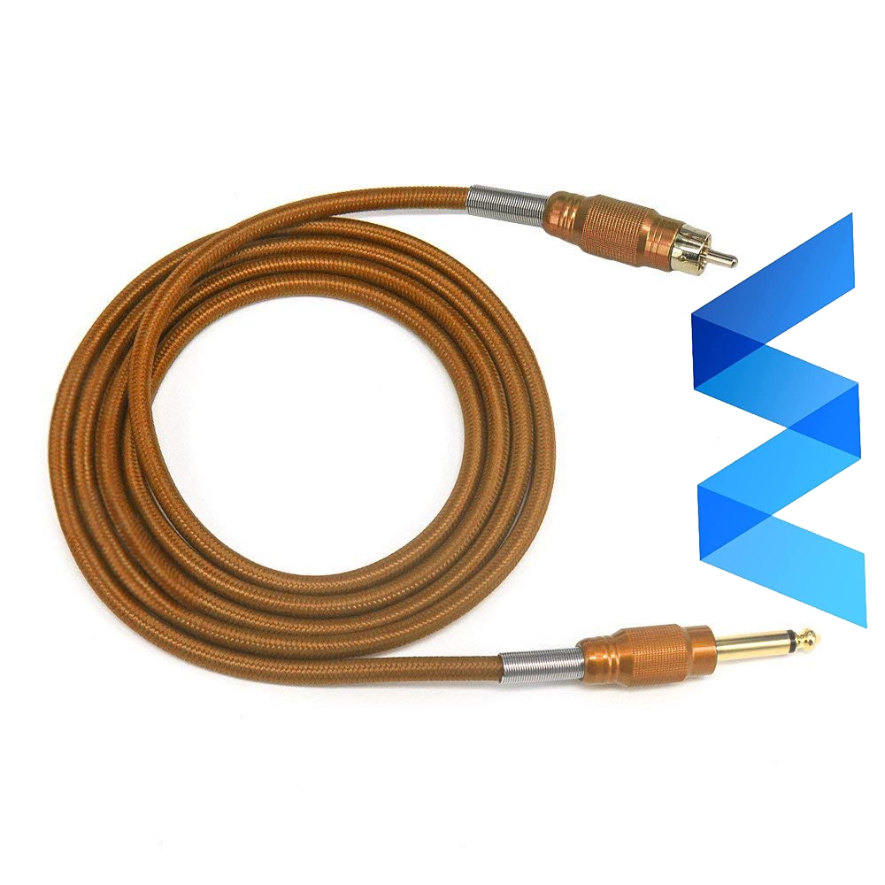 Hình Xăm Dây RCA 2.5M 8.2 Feet Mềm RCA Hình Xăm Kẹp Dây Dây Hình Xăm