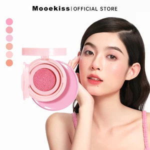 Má hồng kem Mooekiss phấn má hồng cushion Matte Màu nude tự nhiên Nhẹ nhàng không bóng dầu Nhỏ gọn 3.2g