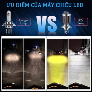 10000Lm Xe Máy Đèn  SEAMETAL H4 H6 LED Pha Bóng Đèn Đèn Sương Mù Ống Kính CSP Màu Trắng Màu Vàng