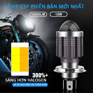 10000Lm Xe Máy Đèn  SEAMETAL H4 H6 LED Pha Bóng Đèn Đèn Sương Mù Ống Kính CSP Màu Trắng Màu Vàng