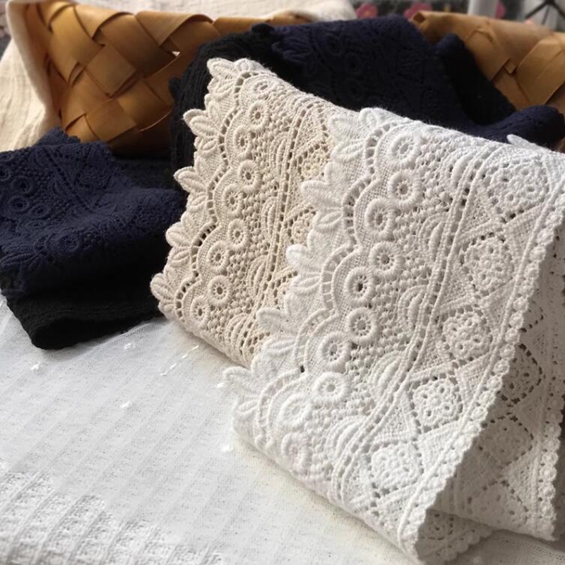 1 Sân Dày Cotton Ren Thêu Ren Nước Hợp Ren Phụ Kiện Handmade DIY Trang ...