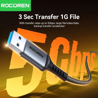 Cáp nối dài dữ liệu từ nam sang nữ Rocoren USB 3.0