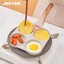 【Giá thấp lịch sử toàn shop】JEETEE Chảo Chống Dính 4 Ngăn Màu Be, Dùng Cho Bếp Từ, Chảo Chiên Trứng, Chảo Làm Pancake, Phủ Đá Maifan, Dùng Cho Mọi Loại Bếp