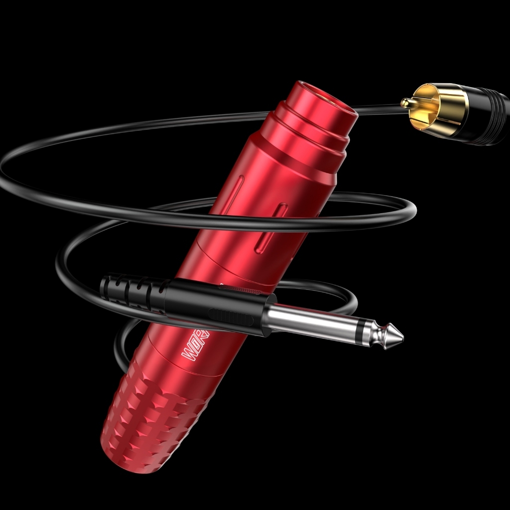 Wormhole Tattoo Pen Máy xăm siêu nhẹ Bút 4.0mm Stroke 1-4.5 Kim Chiều dài Máy xăm quay cho người mới bắt đầu