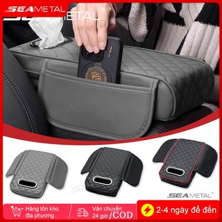 đệm kê tay ô tô SEAMETAL Đệm tăng cường đựng đồ trên ô tô đa chức năng làm bằng da PU mềm và bền