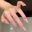 2026 Bộ 24 chiếc Nais giả kiểu Pháp mới nhất có keo Acrylic Full Nail COD
