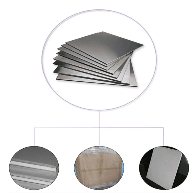 Độ dày 0,2-5mm Ni 99,9% Tấm niken nguyên chất cao Mạ điện Niken Anode 60x70mm-100x200mm