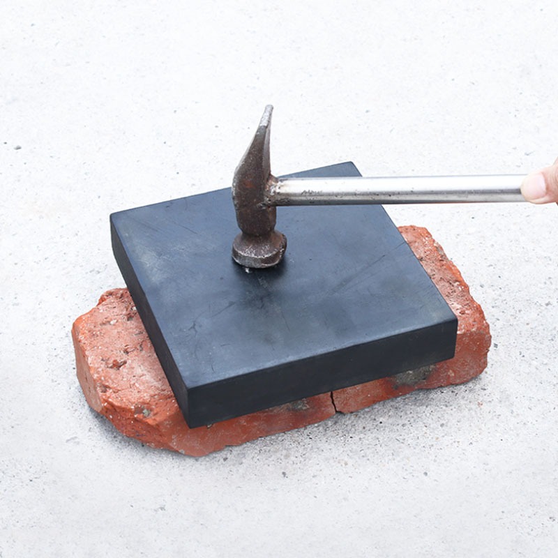 Vuông tấm cao su đen 50x50mm-200x200mm, giảm chấn đa năng, chống rung máy giặt, tủ lạnh, không trơn trượt