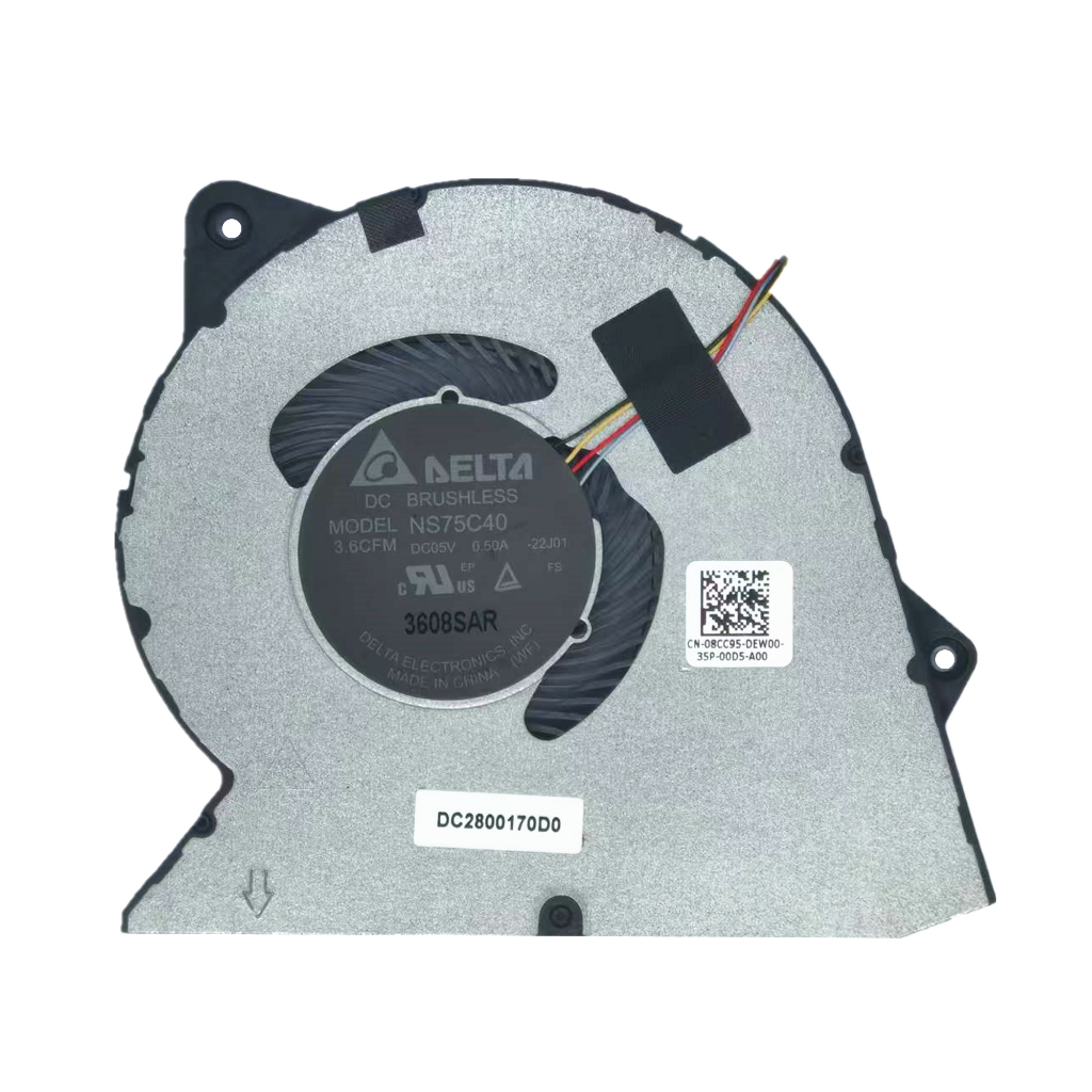 Ricambio Dell 0rff51 Ventola CPU Laptop RTDPART Per Dell Inspiron 3511 - Compatibile 0RFF51 RFF51 Ricambio Ventana Dell - 8