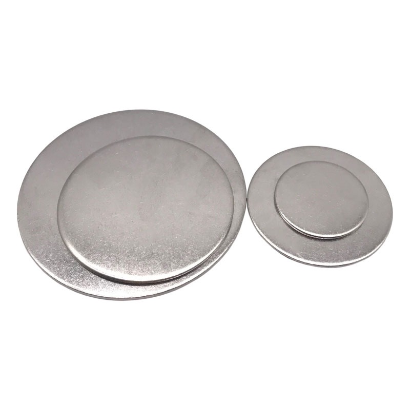 Đĩa tròn bằng thép không gỉ 304 Đĩa tròn bằng thép không gỉ 304 Đĩa tròn kín ống cắm tấm dày 1 / 1.2 / 1.5 / 2 / 2.5 / 3 / 4mm Đường kính 6mm - 20mm