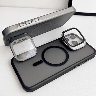 Vỏ kính máy ảnh sang trọng khung mờ tương thích cho iPhone 16 Pro Max 15 14 13 12 11 Pro Max 14 / 15 / 16plus vỏ có từ tính bảo vệ toàn diện ống kính và màn hình của bạn