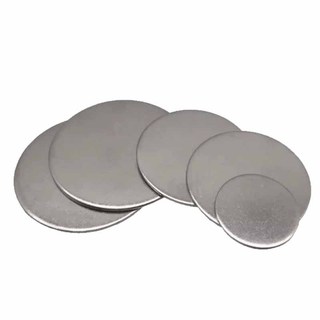 1 / 2 Chiếc Thép Không Gỉ 304 Đĩa Tròn Kim Loại Chắc Chắn Flat Gioăng Độ Dày 1.2 / 1.5 / 2 / 2.5 / 3 / 4mm Đường Kính 21mm - 40mm