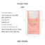 Túi đựng mỹ phẩm MAANGE Chất liệu Da PU chống thấm nước 0140
