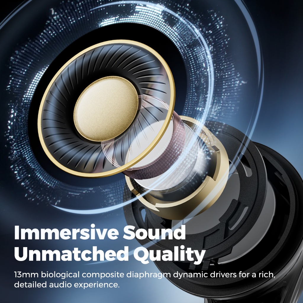 Ảnh Soundpeats Clear-Pods Bluetooth 5.3 Tai nghe mic kép Chế độ trò chơi 2