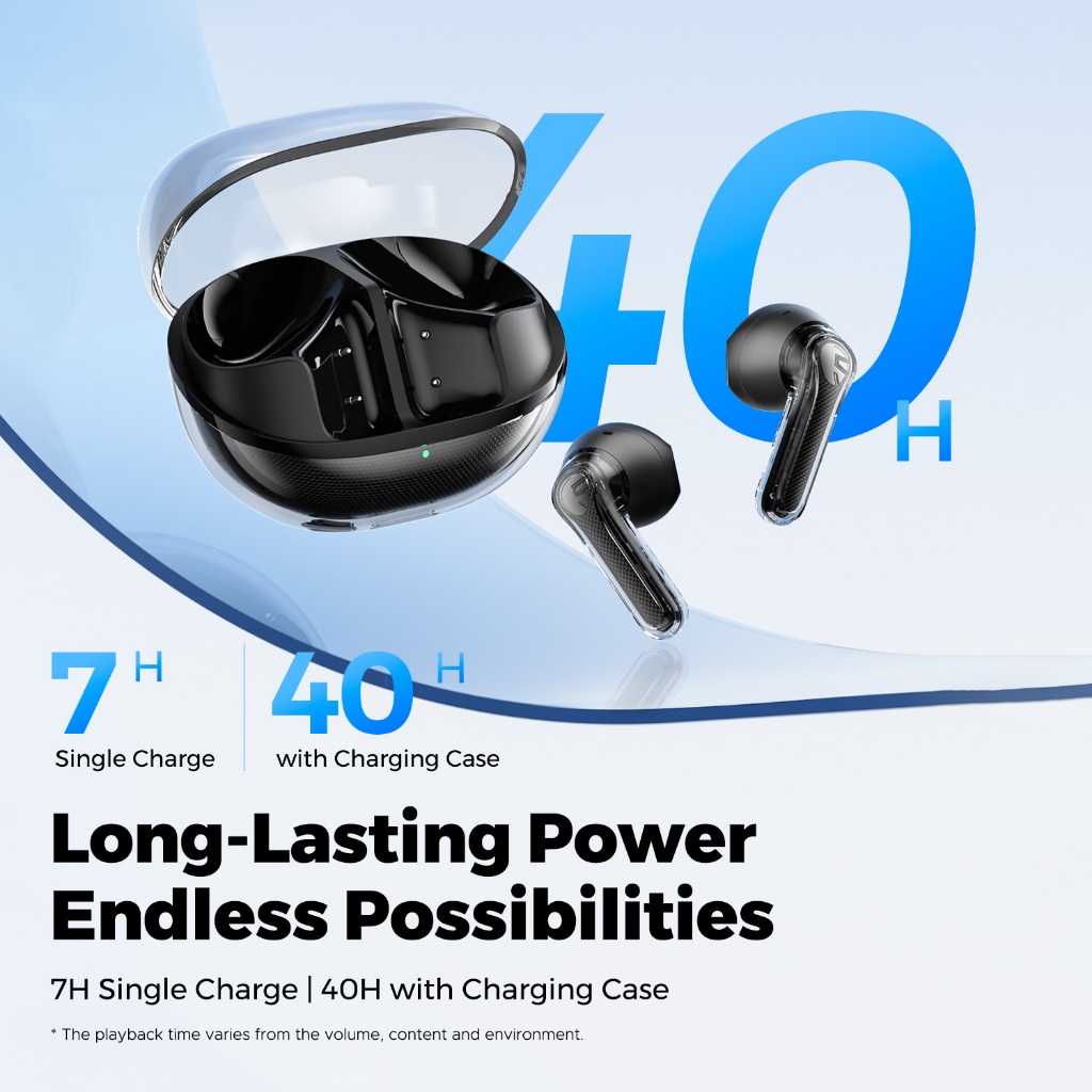 Ảnh Soundpeats Clear-Pods Bluetooth 5.3 Tai nghe mic kép Chế độ trò chơi 4