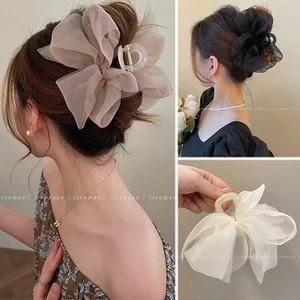 Kẹp Tóc Nơ Lưới Graceful - Phù Hợp Cho Bé Gái và Phụ Kiện Thời Trang