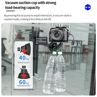 Dành Cho DJI Osmo 360 / Pocket 3 Xe Thủy Tinh Hút Chân Không Hút Đa Năng Đế Camera Sửa Phụ Kiện