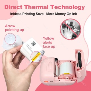 Marklife P50 Mini Máy in nhãn nhiệt di động, kết nối Bluetooth không dây, in nhãn dán bỏ túi
