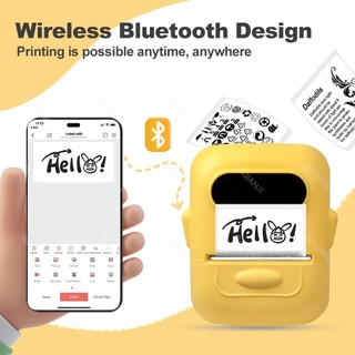 Marklife P50 Mini Máy in nhãn nhiệt di động, kết nối Bluetooth không dây, in nhãn dán bỏ túi