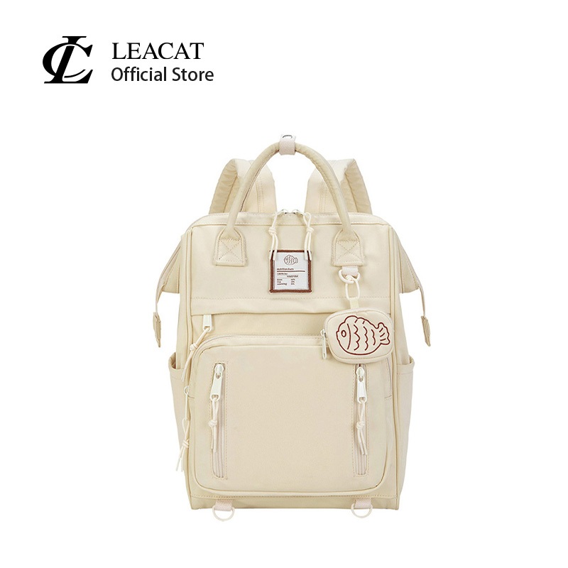 Ba lô nylon LEACAT kiểu dáng dễ thương xinh xắn cho nữ 14 inch | BigBuy360 - bigbuy360.vn