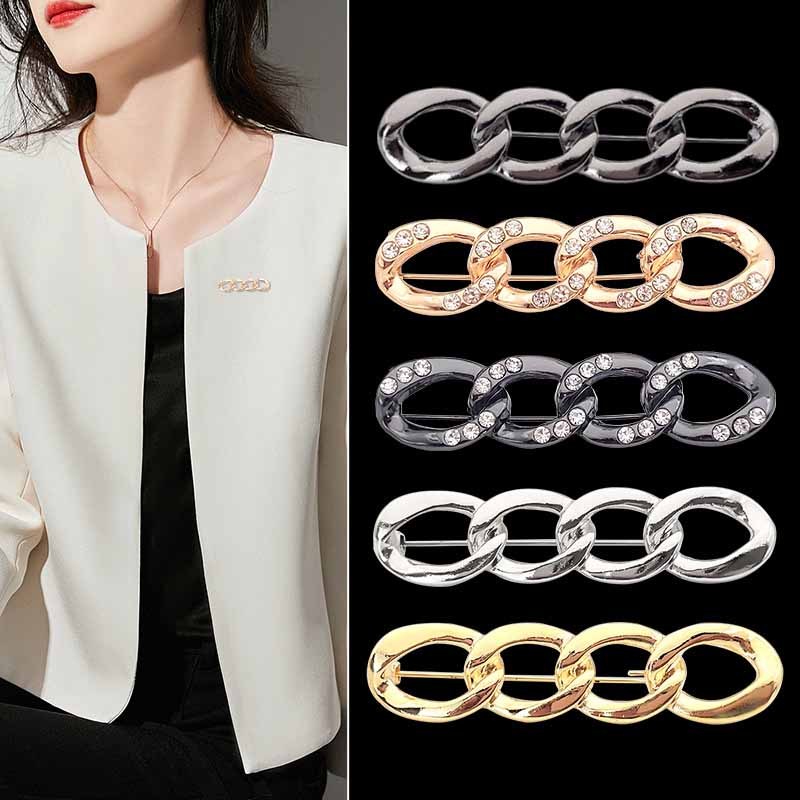 [Yunyuan] Phiên bản mới của Dây chuyền kim cương Pin Khóa thắt lưng Dây chuyền hợp kim có thể tháo rời Công cụ thắt lưng liền mạch không cần đinh Thích hợp cho những thay đổi kích thước eo