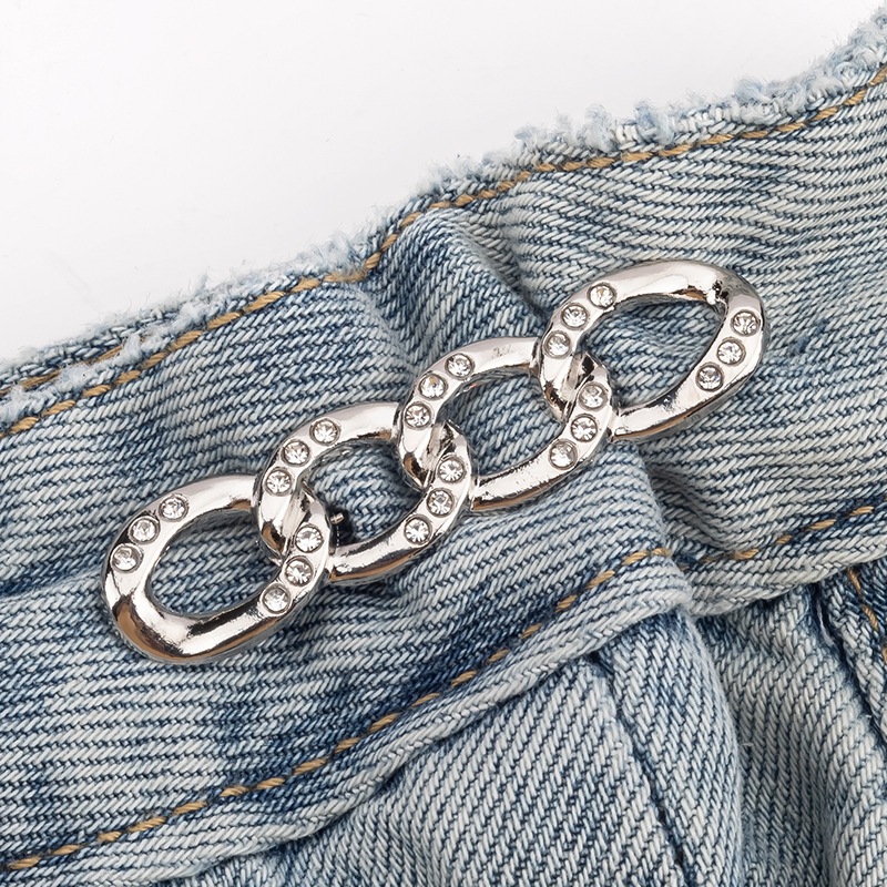 [Yunyuan] Phiên bản mới của Dây chuyền kim cương Pin Khóa thắt lưng Dây chuyền hợp kim có thể tháo rời Công cụ thắt lưng liền mạch không cần đinh Thích hợp cho những thay đổi kích thước eo