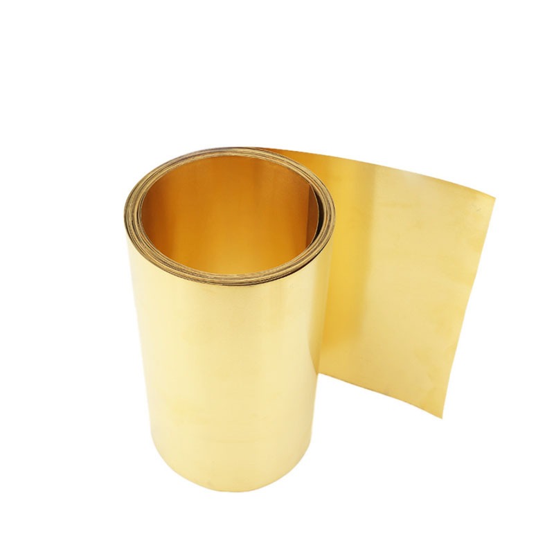 1meter Dày 0,02-0,6mm Dải đồng thau Tấm đồng thau FlatBrass Kim loại Tấm mỏng Tấm lá rộng 5-300 mm