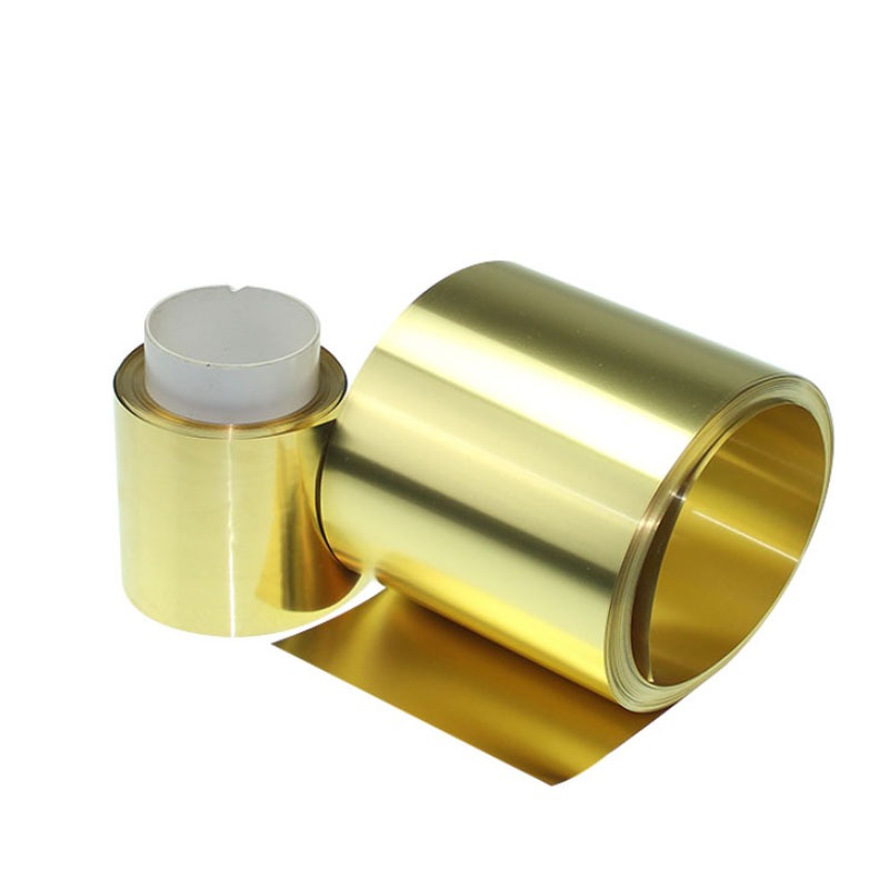 1meter Dày 0,02-0,6mm Dải đồng thau Tấm đồng thau FlatBrass Kim loại Tấm mỏng Tấm lá rộng 5-300 mm