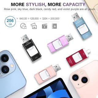 Ổ đĩa Flash 2tb 4 trong 1 Type-C Memory Stick Thích hợp cho Ổ cứng di động gắn ngoài máy tính Apple Android