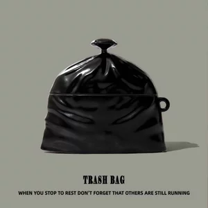 Túi đựng rác Hộp đựng tai nghe cho AirPods4 Vỏ bảo vệ tai nghe ngộ nghĩnh Phong cách mới cho AirPodsPro2 Vỏ bảo vệ tai nghe Tương thích với vỏ AirPodsPro Vỏ AirPods2gen