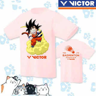 Áo Sơ Mi Victor 2024 Nhanh Khô YY Quần Áo Cầu Lông Lưới Nhanh Khô Quần Áo Tập Thể Thao Áo Sơ Mi Văn Hóa Nhóm Mua Câu Lạc Bộ In Hình Thể Thao