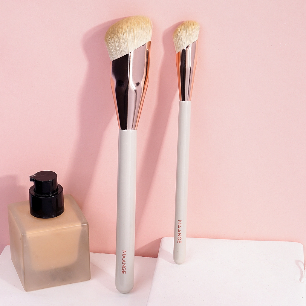 Cọ makeup chuyên nghiệp MAANGE Bộ 2 cọ trang điểm mặt kim cương 52294