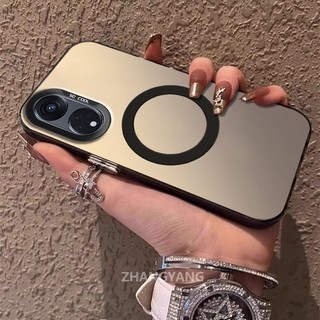 Ốp Lưng Cho OPPO Reno 8T 5G Reno 8T 4G Chất Liệu Silicon Mờ Vỏ Điện Thoại TPU Thẩm Mỹ Thiết Kế Mới Của Vòng Hút Từ Tính Cho Điện Thoại Di Động