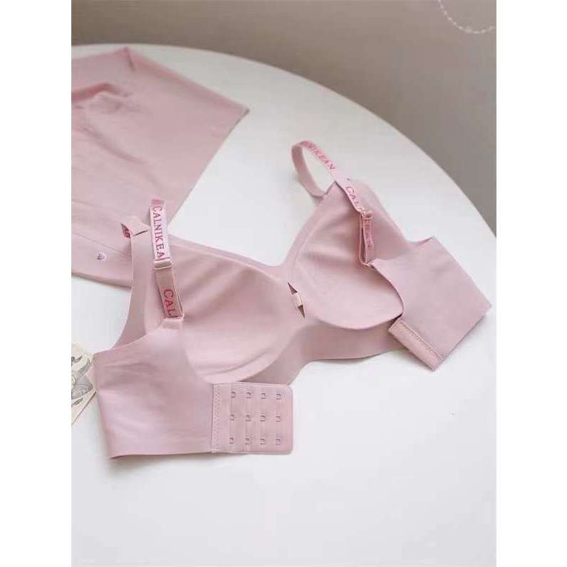 W Không Dây Jelly Strip Hỗ Trợ Mềm Liền Mạch Đẹp Lưng Quần Lót Nữ Nhỏ Ngực Push-Up Bra Set Nữ Áo Ngực Ống Top