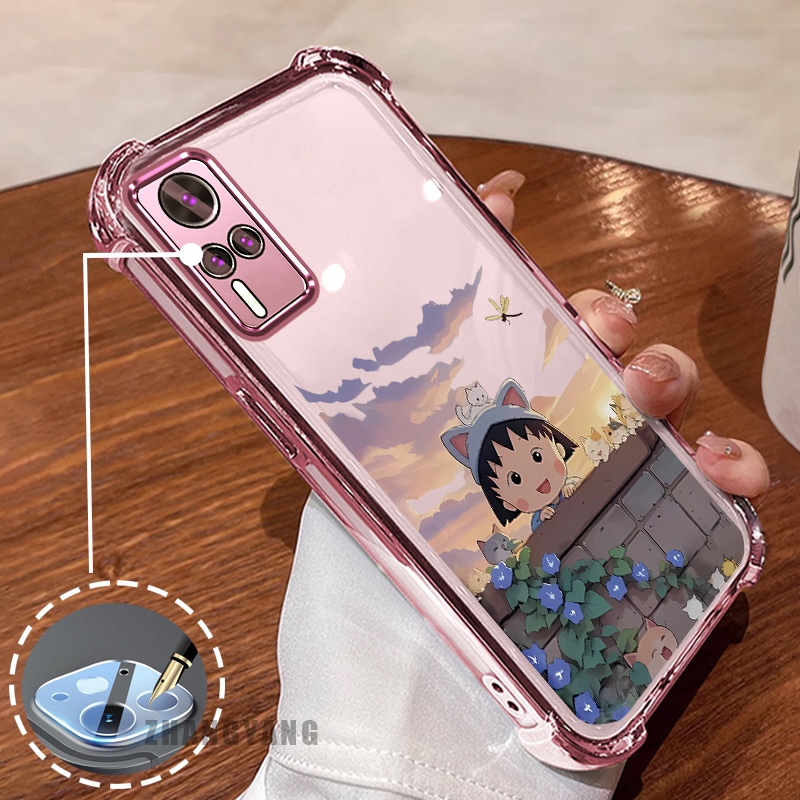 Ốp Lưng Dành Cho vivo Y51 Y51A Y31 Y51s Y53s Ốp Điện Thoại Mạ Điện Bốn Góc Chống Rơi Thẩm Mỹ Hoạt Hình Phong Cảnh Nhân Vật Họa Tiết TPU Mềm