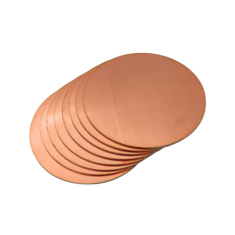 Đĩa đồng T2 Tấm tròn bằng đồng nguyên chất Độ dày tấm tròn 0,3mm - Đường kính 1mm 10-200mm