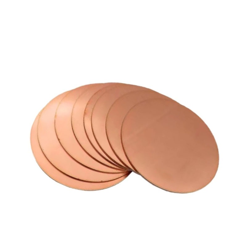 Đĩa đồng T2 Tấm tròn bằng đồng nguyên chất Độ dày tấm tròn 0,3mm - Đường kính 1mm 10-200mm