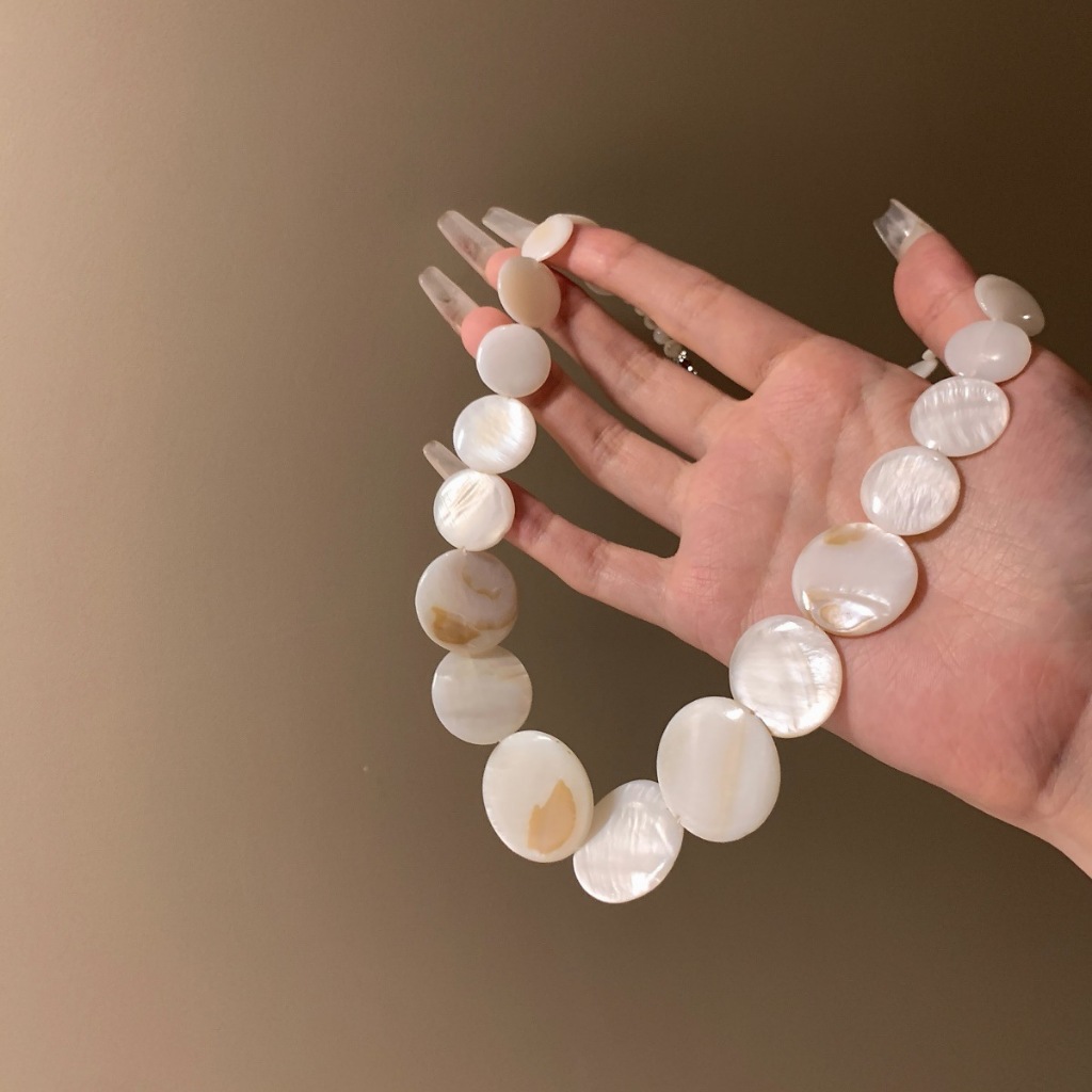[Jewbeauty] Vòng cổ vỏ tự nhiên gió ngày lễ bên bờ biển dành cho nữ thời trang mùa hè nhỏ tươi xương đòn chuỗi niche trang sức cao cấp