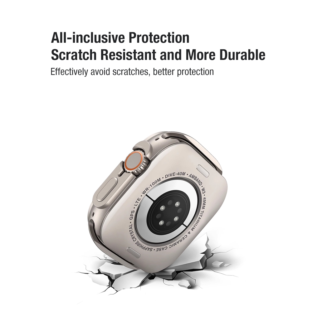 Nam Iwatch Siêu Đồng Hồ Chống Sốc Chống Va Chạm Bao Gồm Tất Cả Phim Vỏ Bảo Vệ Tích Hợp Cho Apple Watch S11 S10 46mm Iwatch Band
