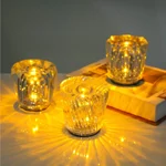 ĐÈN DECOR PHA LÊ SẠC DI ĐỘNG ĐÈN BÀN ĐÈN TRANG TRÍ PHÒNG KHÁCH QUẦY BAR NHÀ HÀNG ĐÈN NGỦ TRANG TRÍ ĐẦU GIƯỜNG LÃNG MẠN ĐÈN KHÔNG DÂY CHẠY BẰNG PIN — ảnh 1