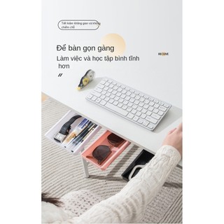 Hộc Dán Ngăn Bàn Ngăn Kéo Bàn Mini Để Văn Phòng Phẩm Lưu Trữ Đồ Tiện Ích Mini desk drawers【Chiosala12】