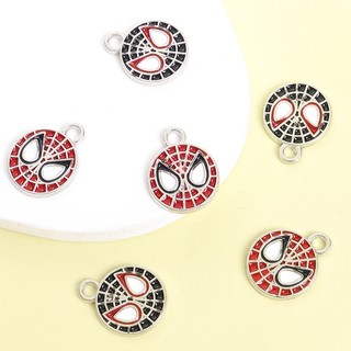 10 Chiếc Dễ Thương Nhỏ Nhện / Nọc Độc Thiết Kế Men Quyến Rũ Anime Chủ Đề Vòng Cổ Vòng Tay Móc Khóa Túi Phụ Kiện DIY Nhỏ Giọt Dầu Hợp Kim Mặt Dây Chuyền - Quà Tặng Lý Tưởng Cho Nam Và Thanh Thiếu Niên