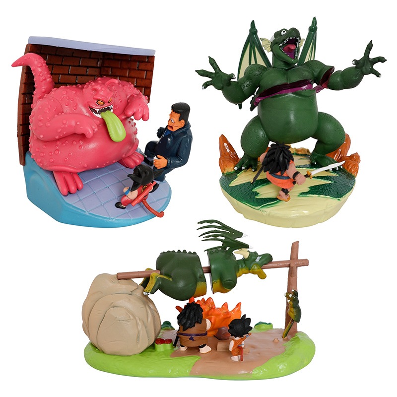 8 Phong Cách 7-9cm Anime Dragon Ball Hình Son Goku Cymbal Thịt Nướng ...