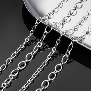 Kích thước bằng thép không gỉ Tròn O Cross Chain Trang sức diy Vòng cổ Vòng tay Phụ kiện