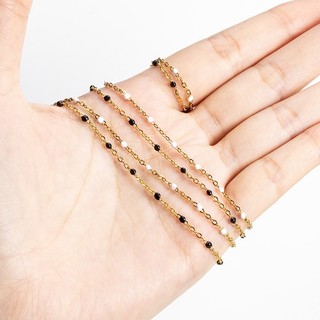 Dây chuyền nhỏ giọt bằng thép không gỉ 18k Dây chuyền vàng Trang sức tự làm Vòng cổ Vòng tay Phụ kiện