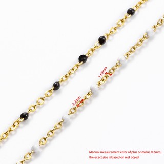 Dây chuyền nhỏ giọt bằng thép không gỉ 18k Dây chuyền vàng Trang sức tự làm Vòng cổ Vòng tay Phụ kiện